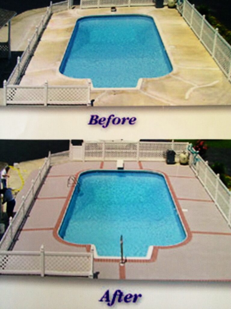 Decorative Concrete Services Pool Deck Overlay Huntsville AL 